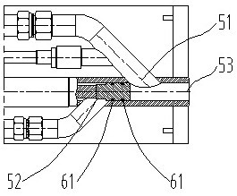 Shield tail double-liquid synchronous grouting mixer