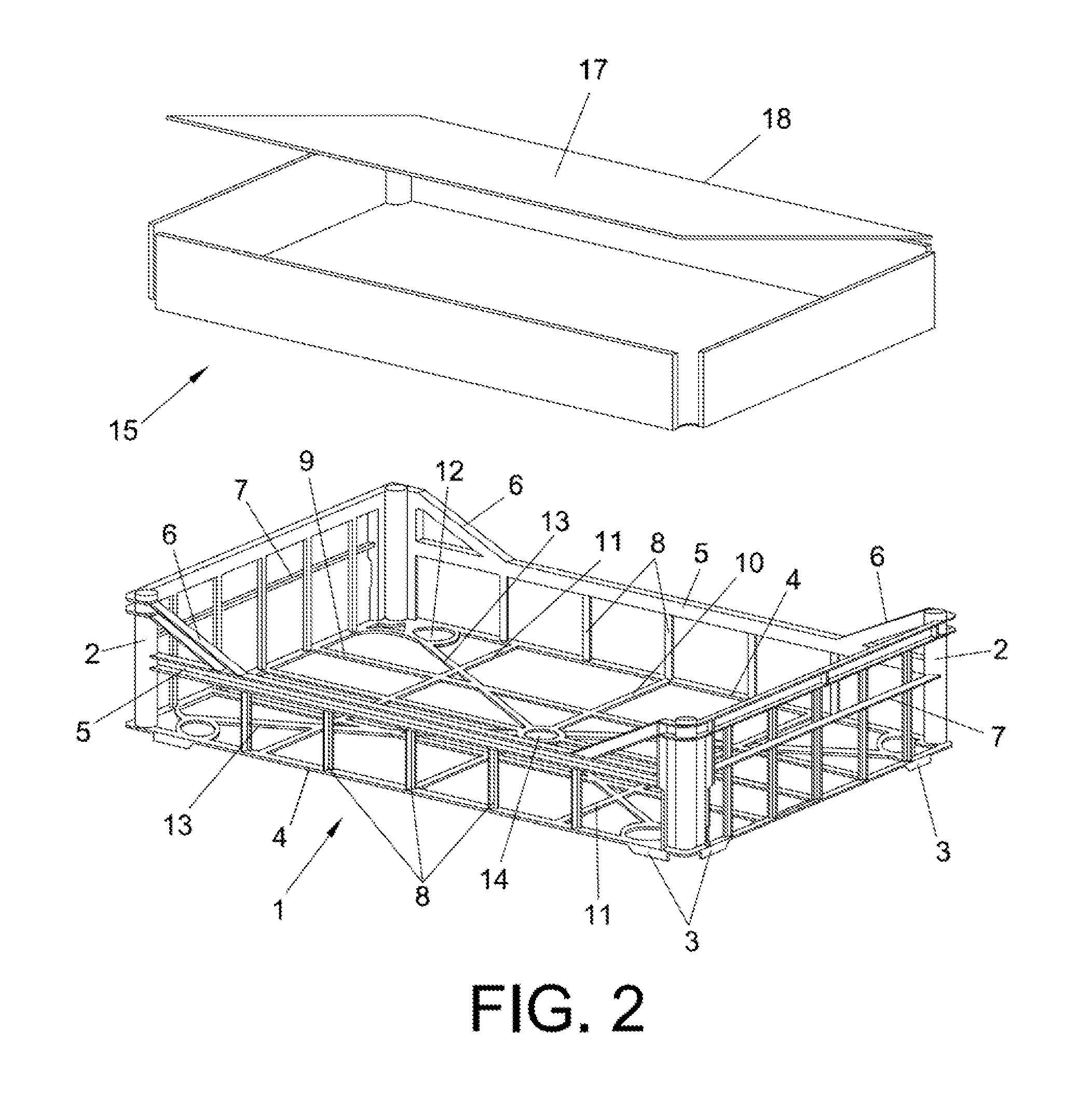 Box for packaging and transporting products