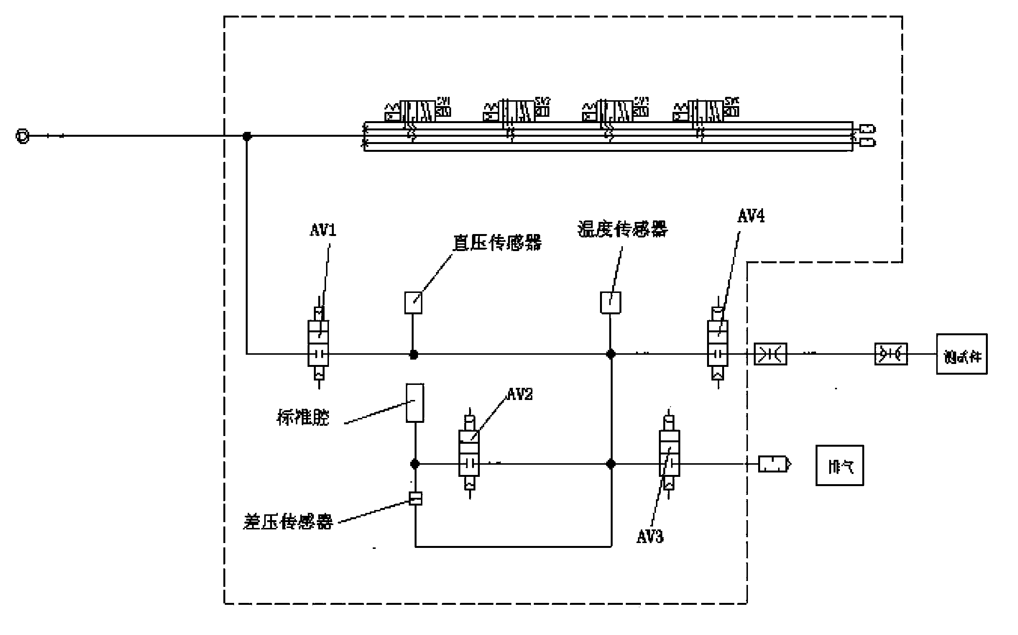 Method and device for detecting brake air tightness