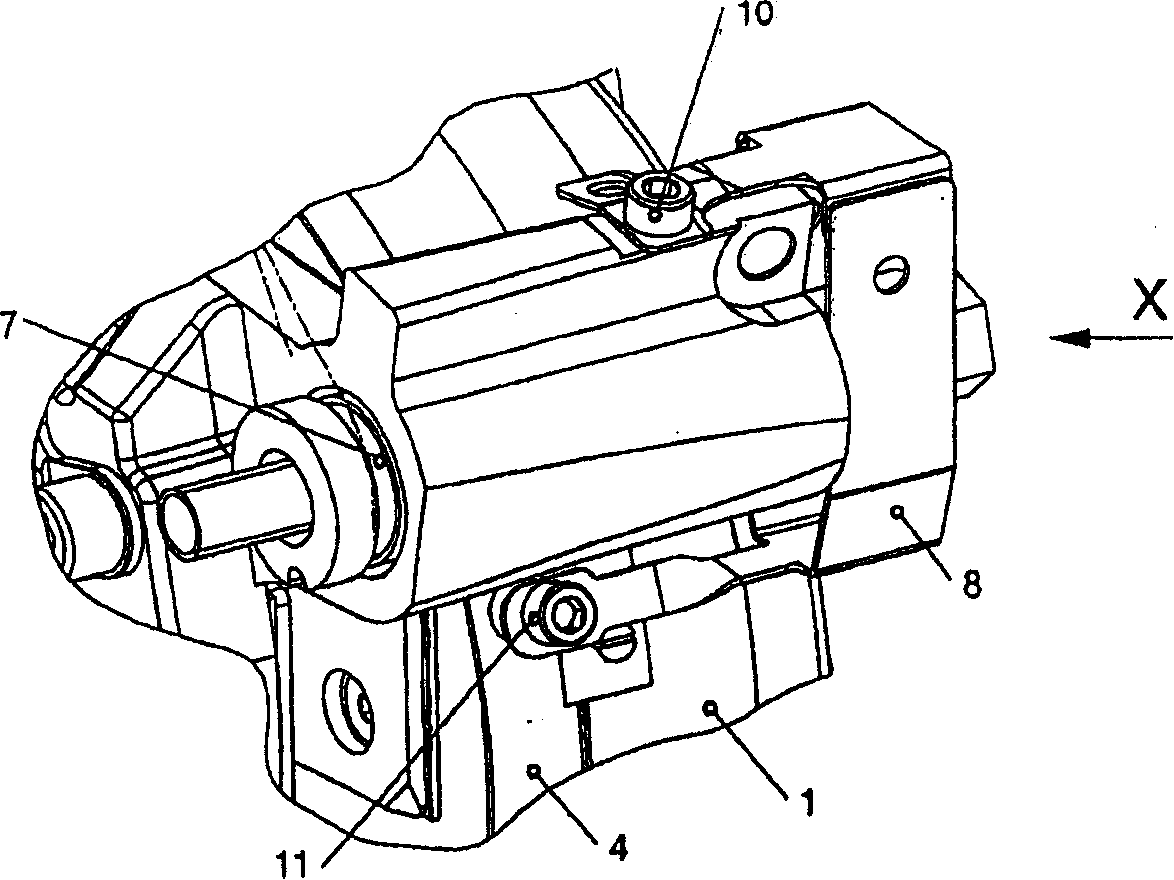 Calliper brake with disengaged position