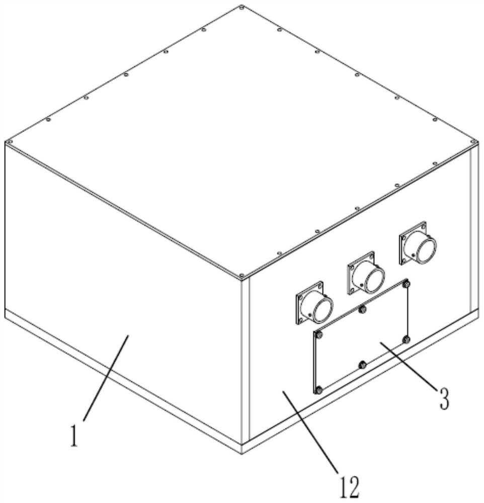 Vehicle-mounted moisture-proof and explosion-proof lithium ion storage battery box