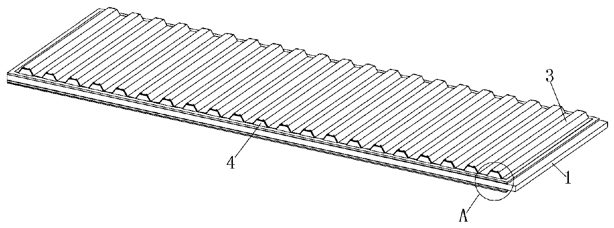 Forming process of conveyor belt