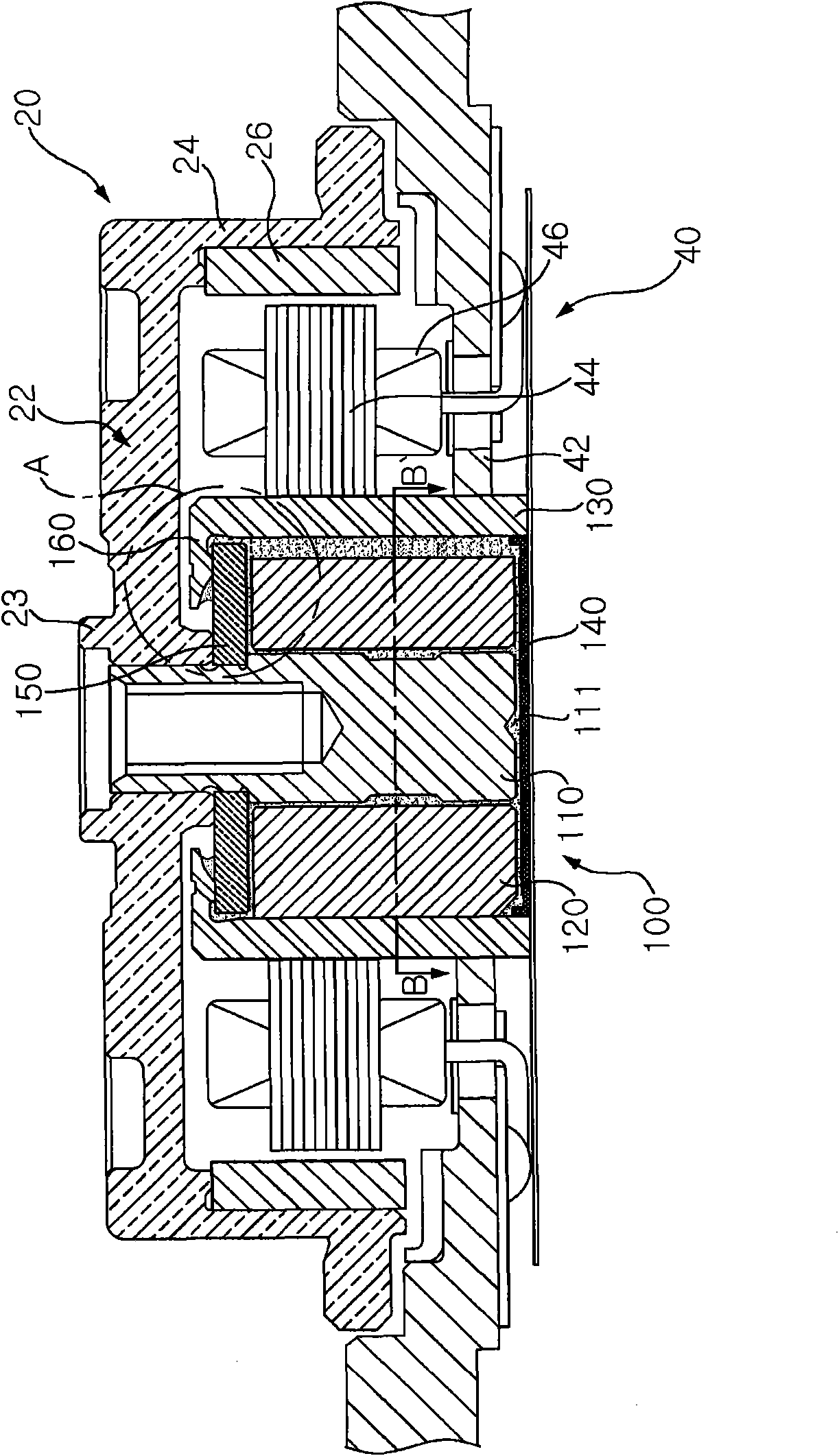 Fluid dynamic bearing assembly and motor having the same