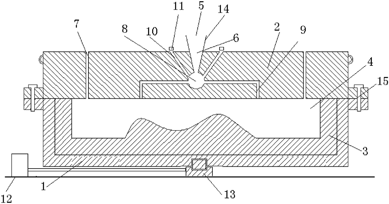 A device for liquid casting