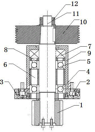 Spindle mechanical device uniform in transmission