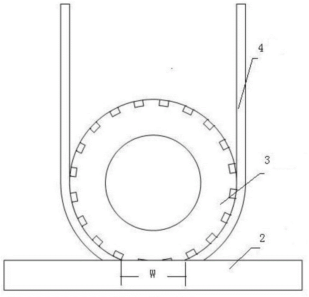 Transverse numerical control polishing method for blade profile