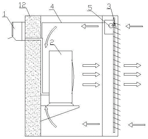 Shutter device for air-conditioning and air-conditioning device thereof