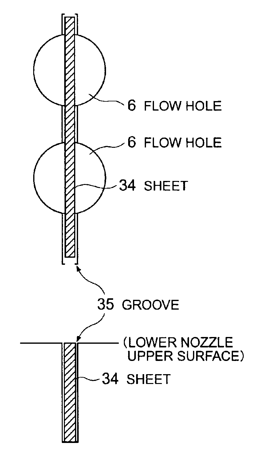 Foreign matter filter for fuel assembly in pressurized water reactor