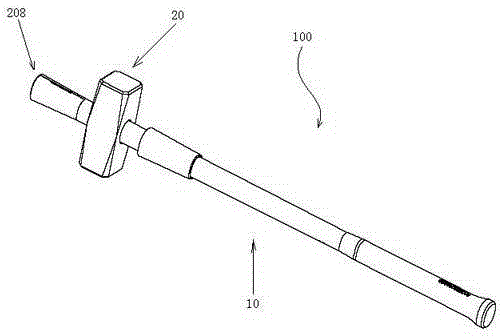 Hand tools including tool shank with tapered wafer lock