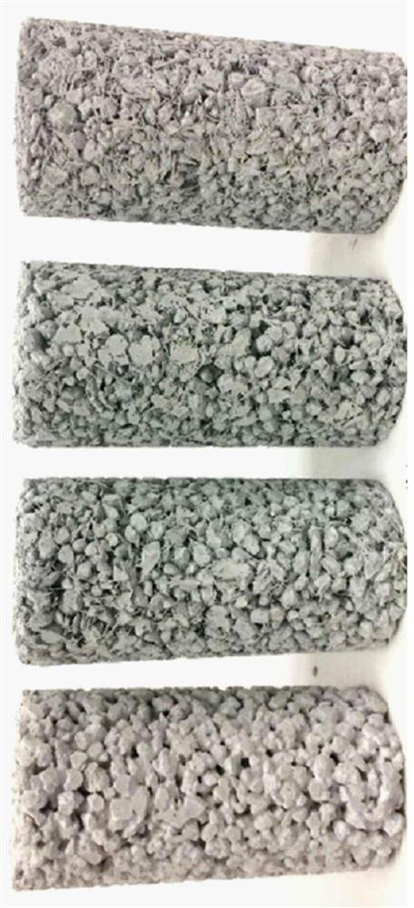 Fiber-reinforced recycled aggregate pervious concrete