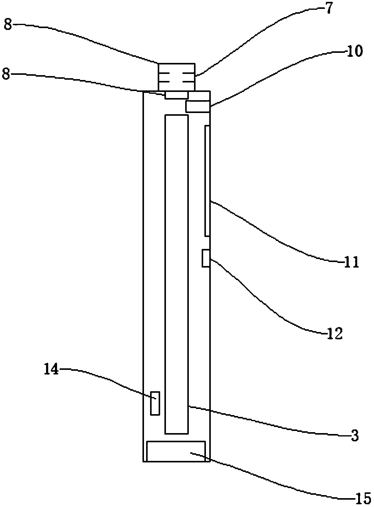 Decorative material detection device