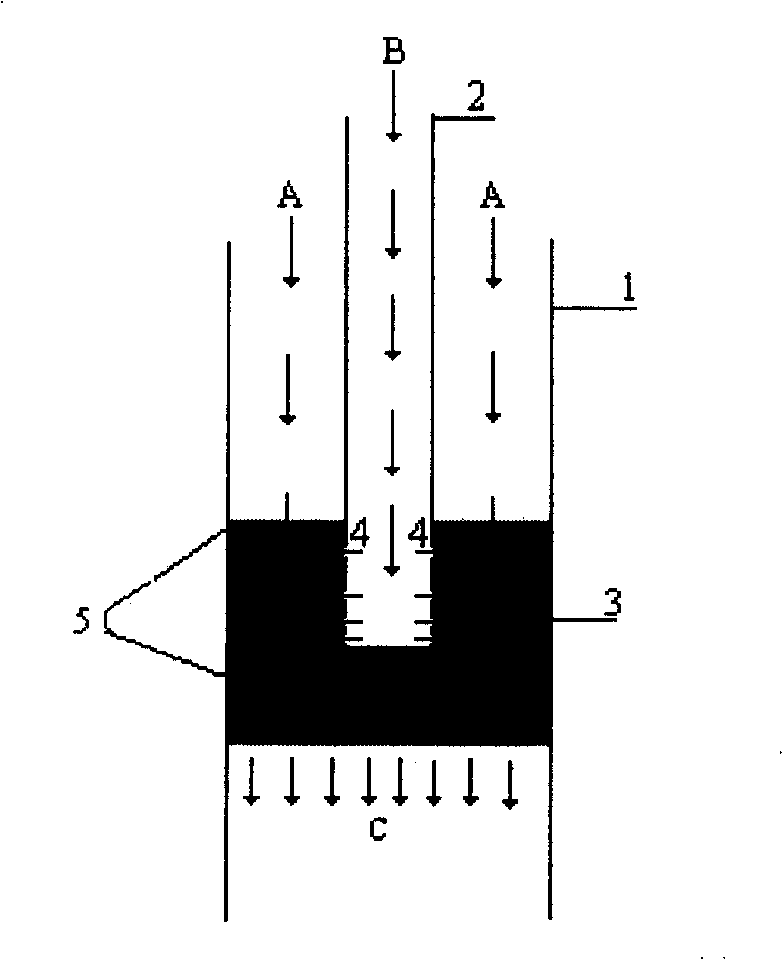 Multiple molecule contacting catalytic reaction apparatus and method