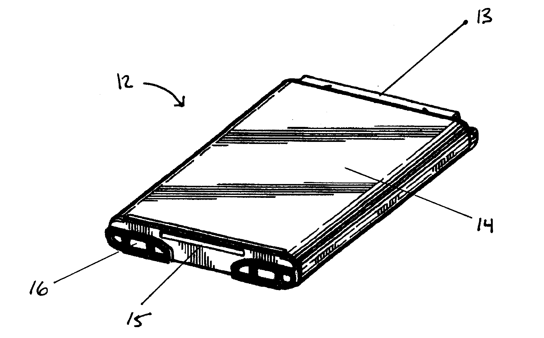 Modal antenna-integrated battery assembly