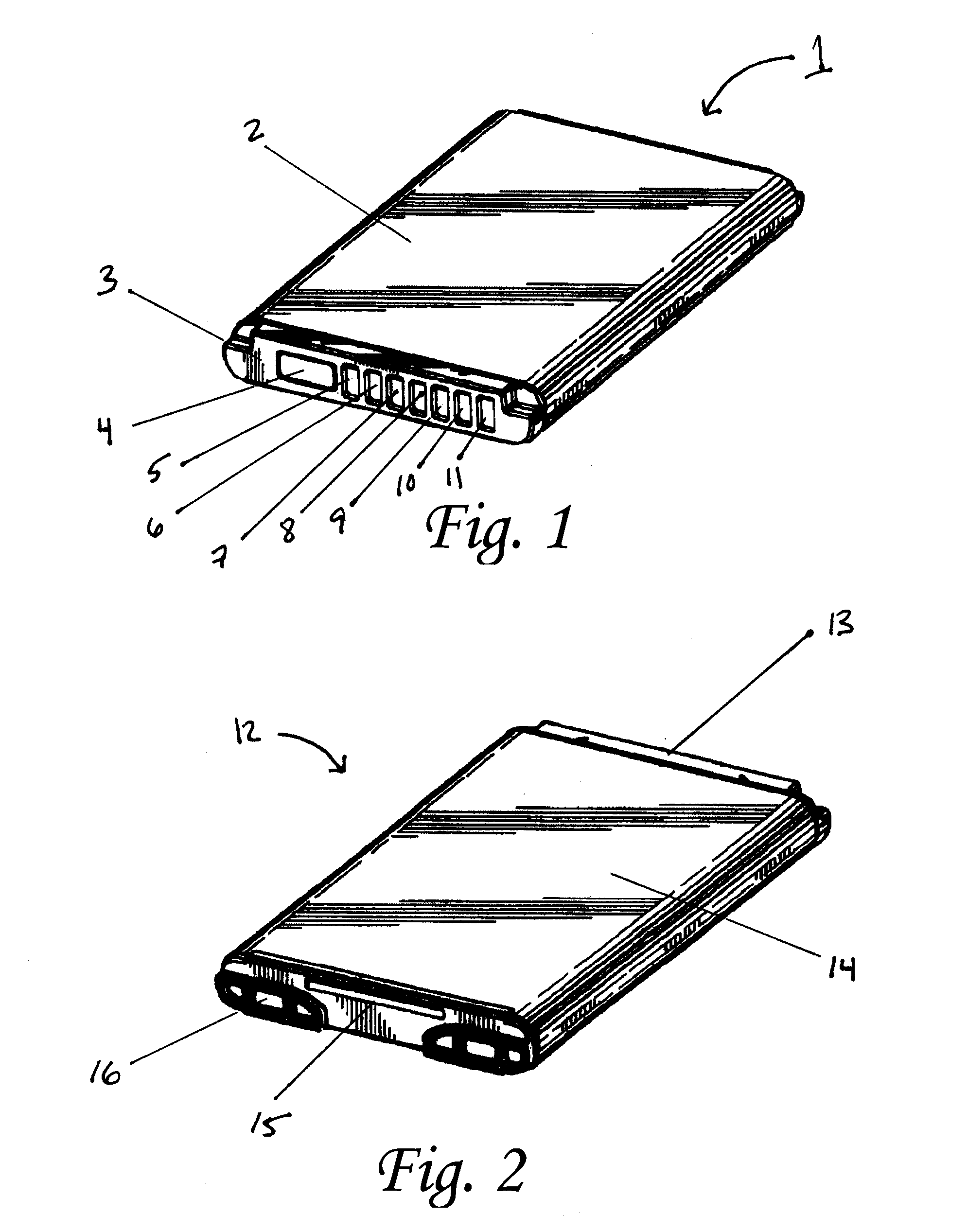 Modal antenna-integrated battery assembly