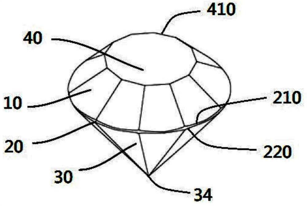 Gemstone and manufacturing method thereof