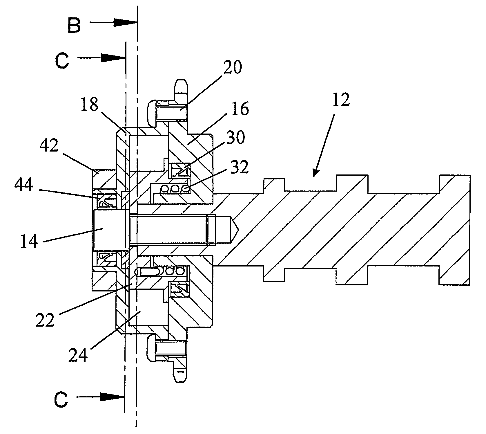 Camshaft phase shifting mechanism