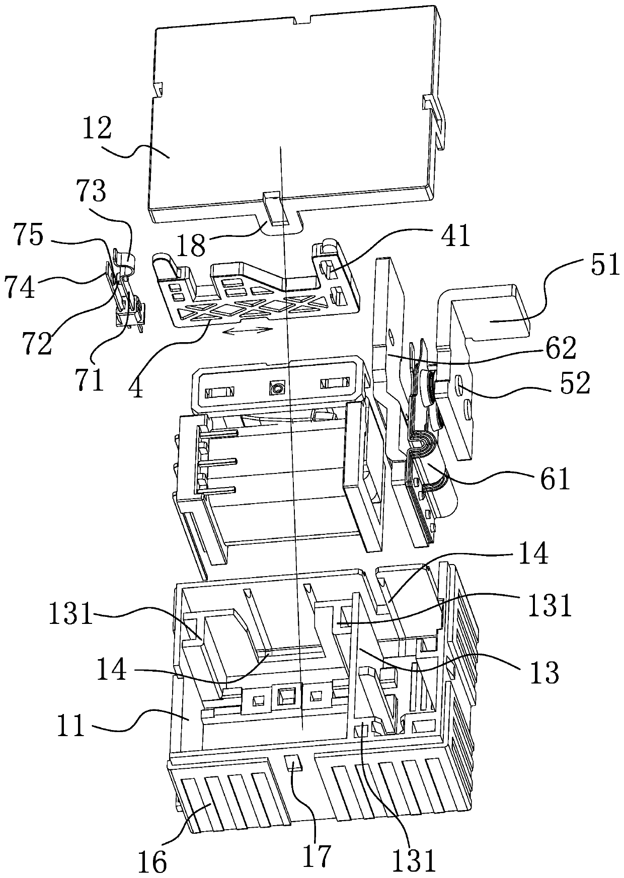 Double Contact Latching Relay