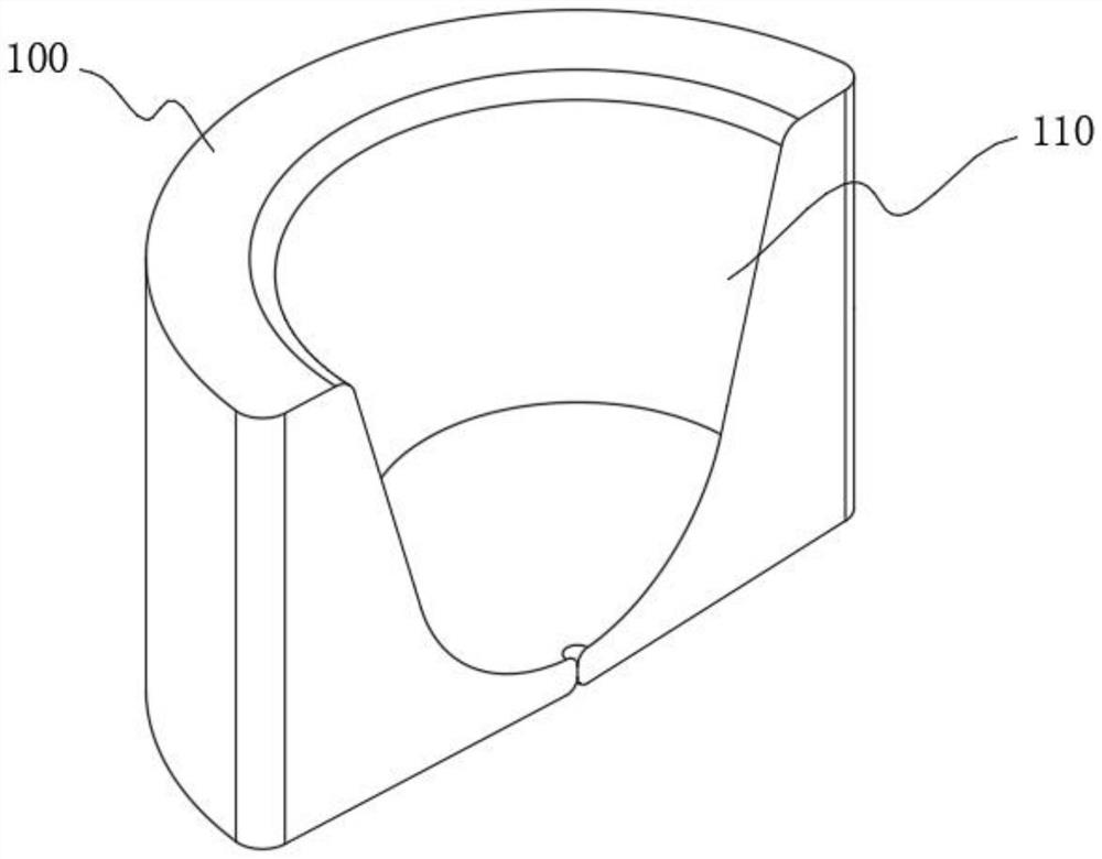 Peeling device for production and processing of canned oranges based on rotary cutting