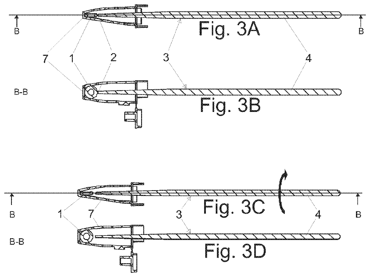 Sampling device and combination of sampling device and sample vessel