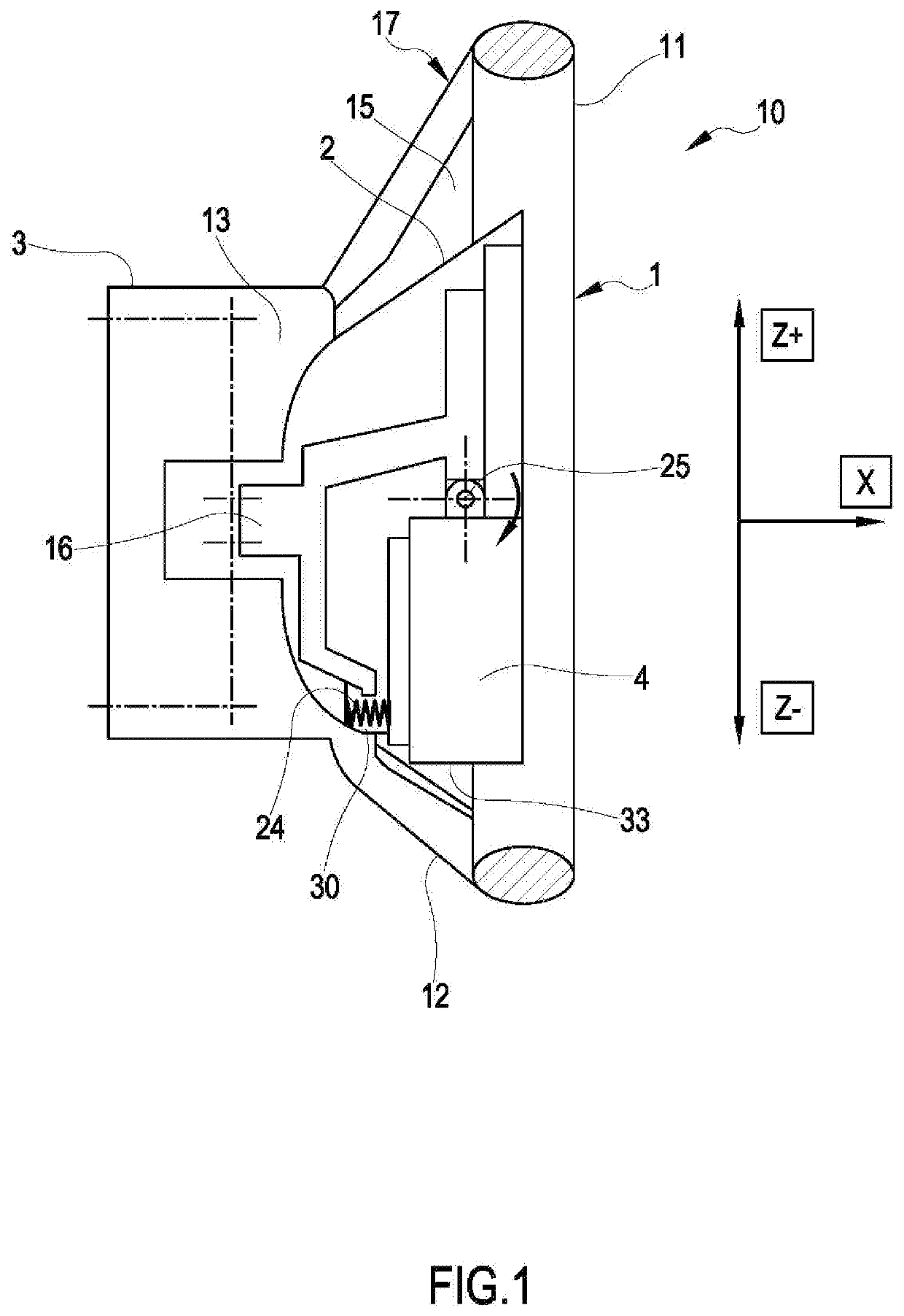 Assembly of a Driver Airbag Module and a Steering Wheel