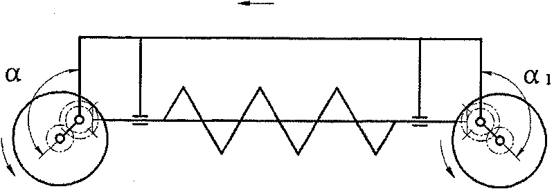 Compound drive walking mechanism