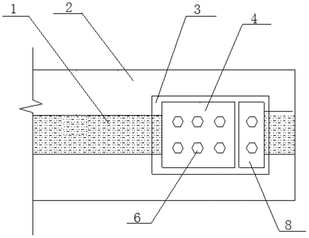 Fiber board tensioning device and fiber board tensioning method
