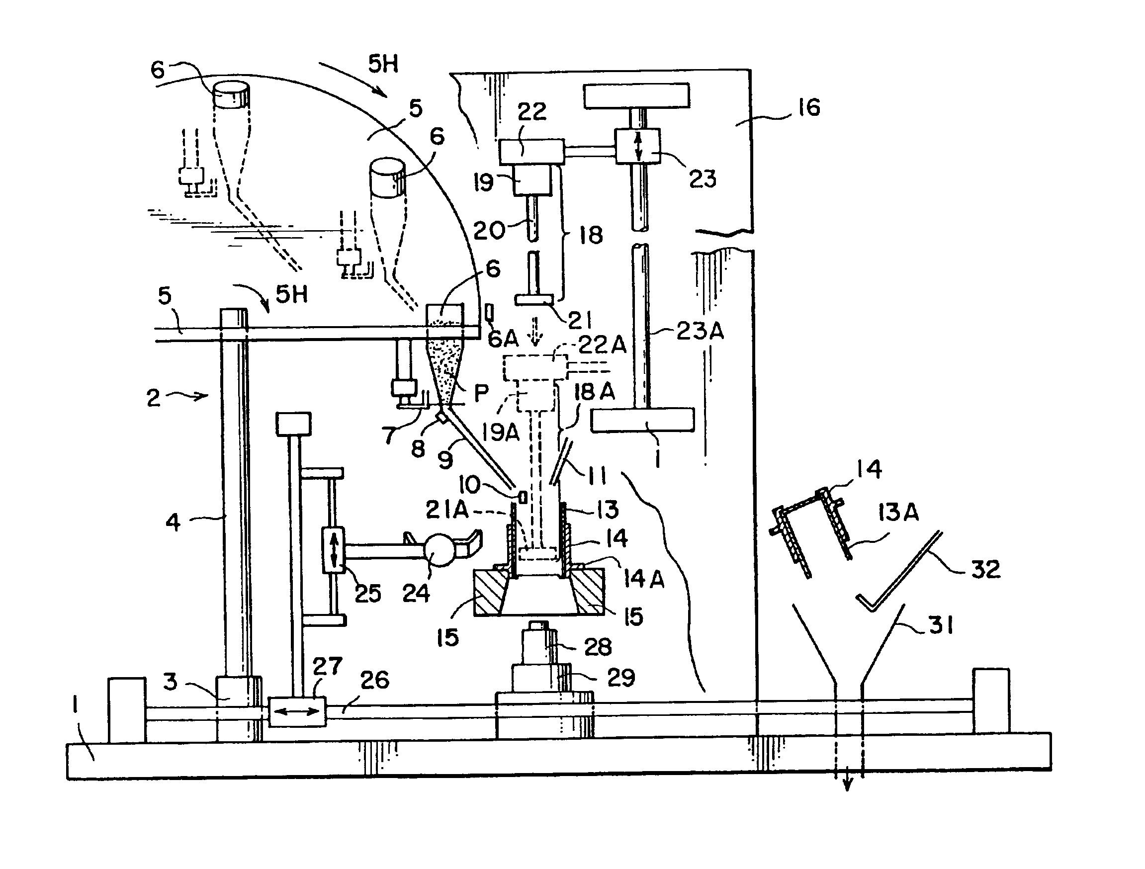 Method for counting foreign matter particles in vinyl chloride-based resin powder and apparatus system therefor