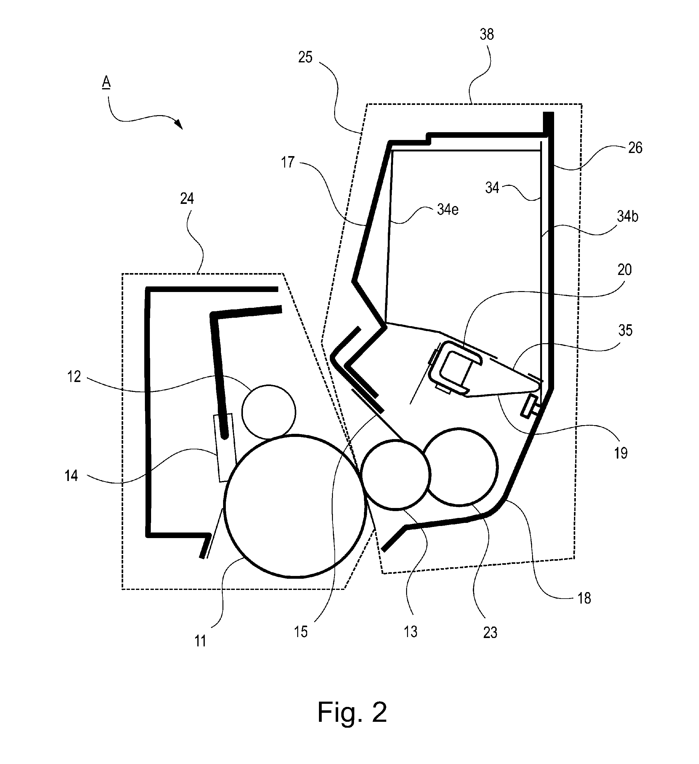 Developer accommodating unit, developing device, process cartridge and electrophotographic image forming apparatus