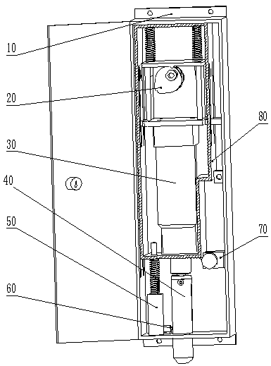 Automatic bolt lock for side hung door and side hung door