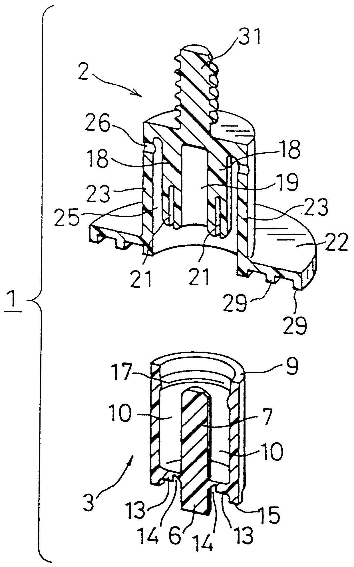 Adhesive-dispensing fastener