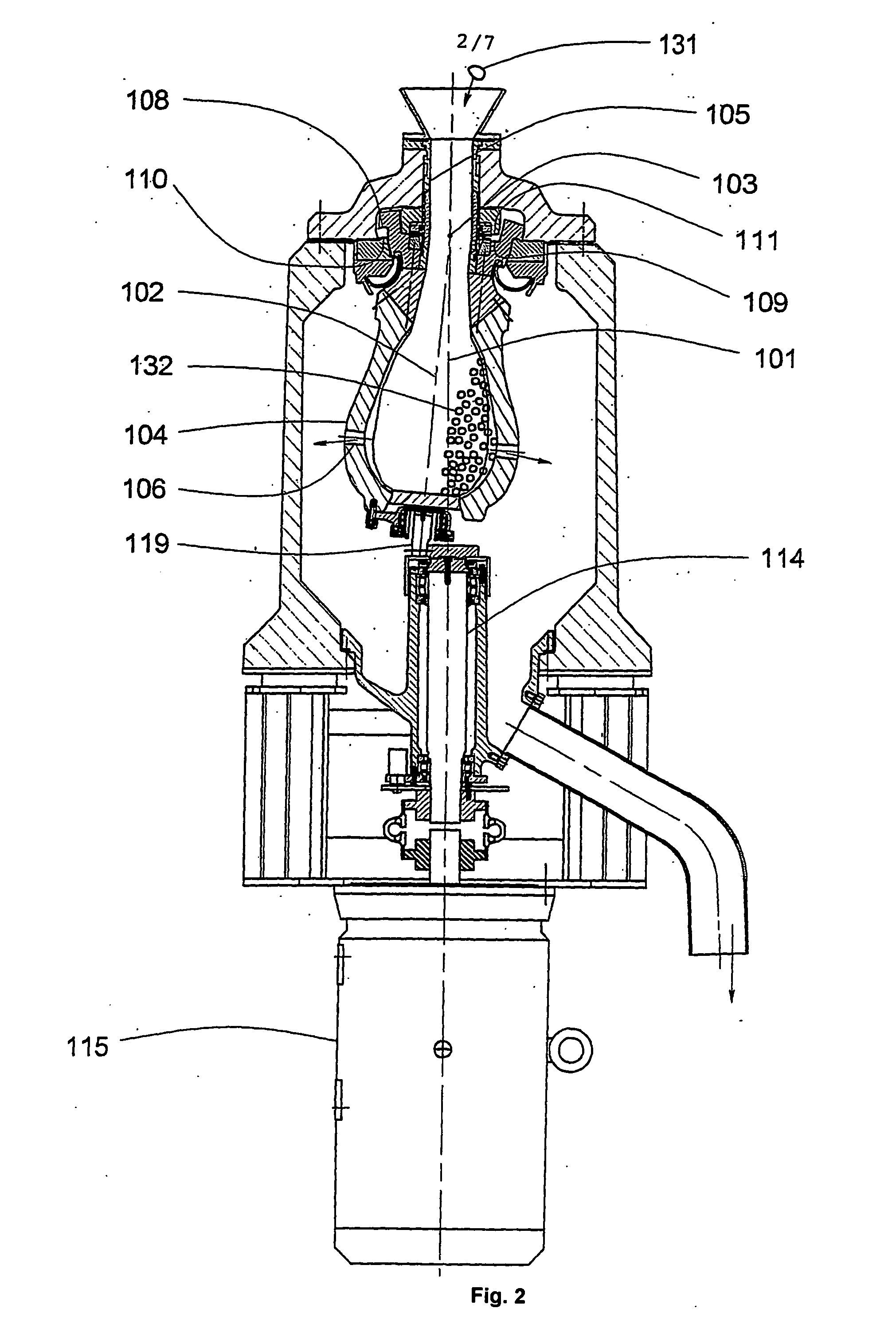 Discharge from grinding mills