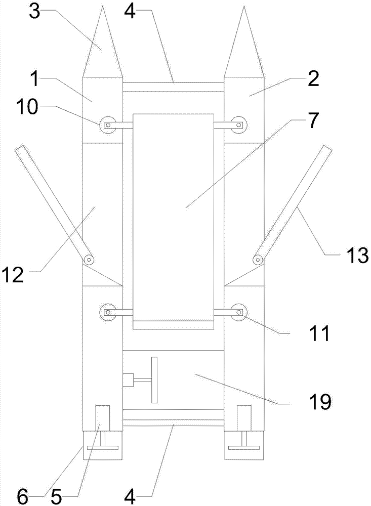 Water surface suspension garbage cleaning device