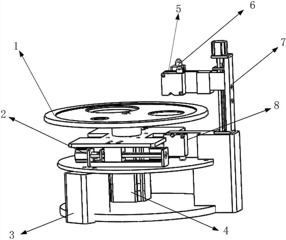 Non-contact semiconductor wafer thickness measurement device