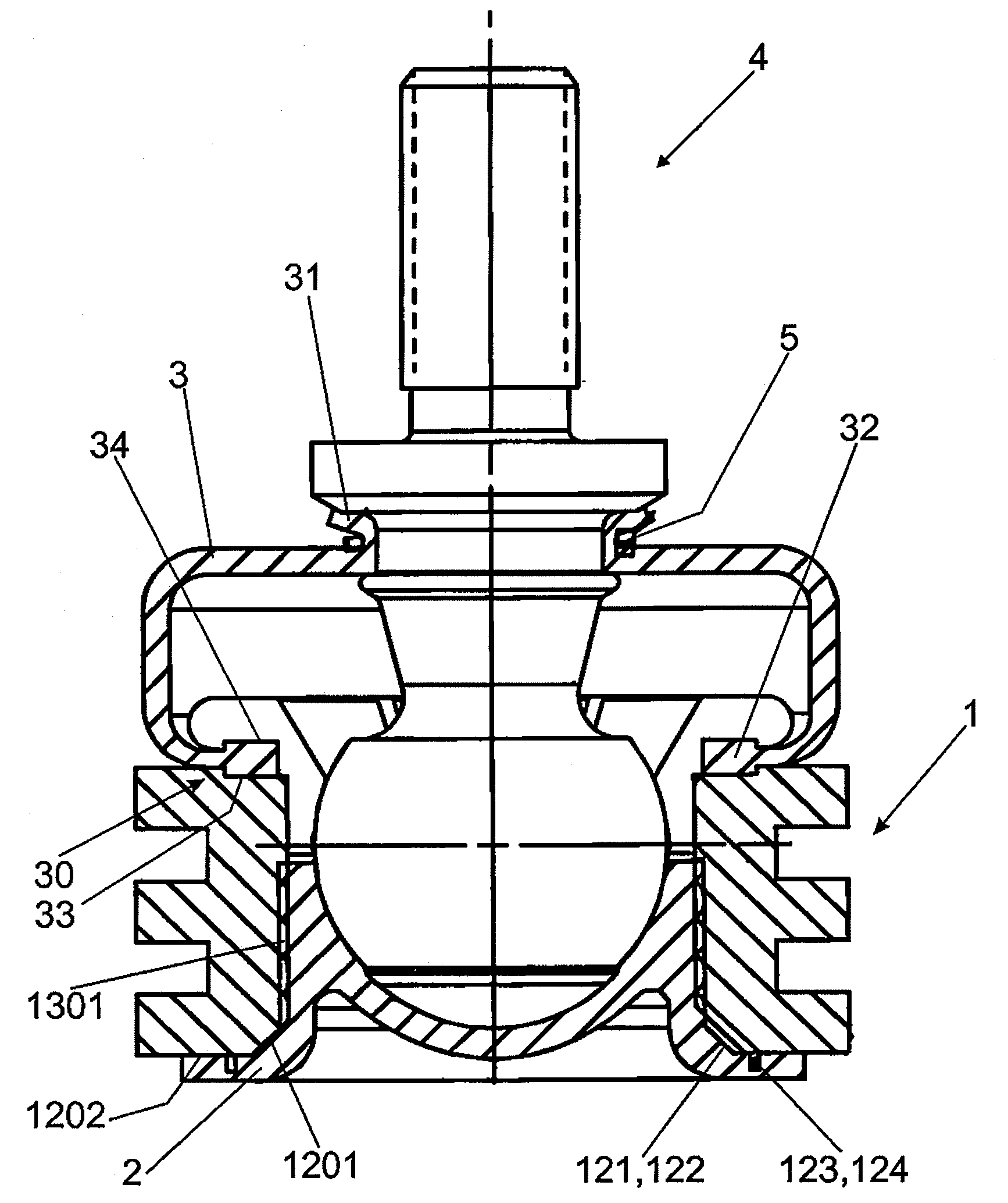 Ball joint device