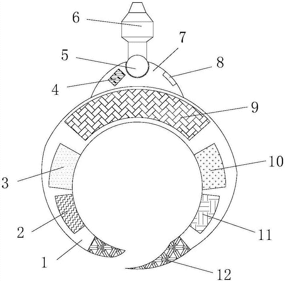 Finger ring capable of accurately finding acupuncture points