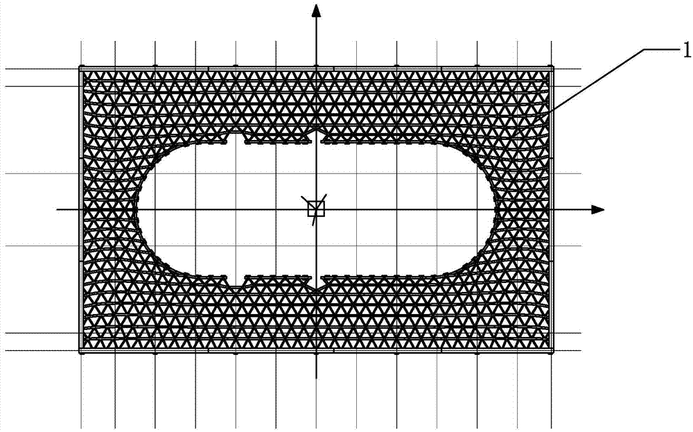 Method for installation construction of roof free-form surface single-layer latticed shell structure of super high-rise building