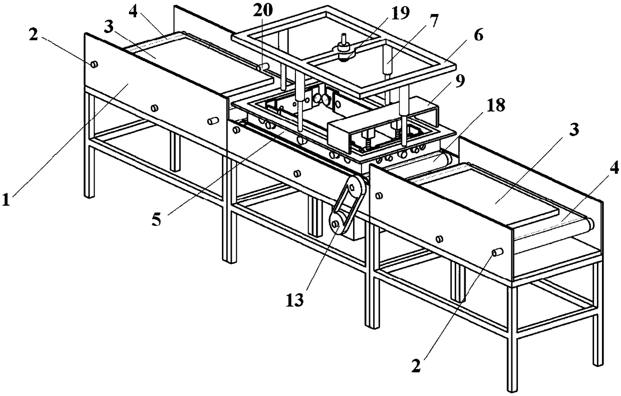 A glass wool product quality on-line monitoring device