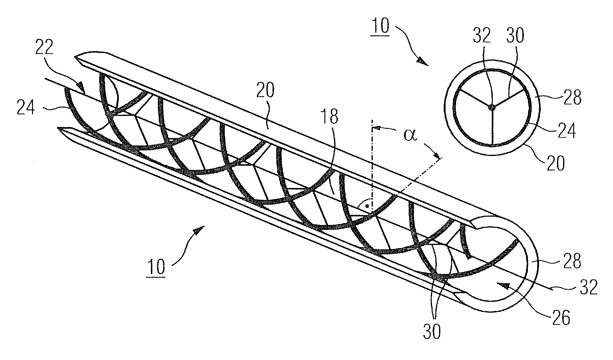 Steam generator pipe, associated production method and continuous steam generator