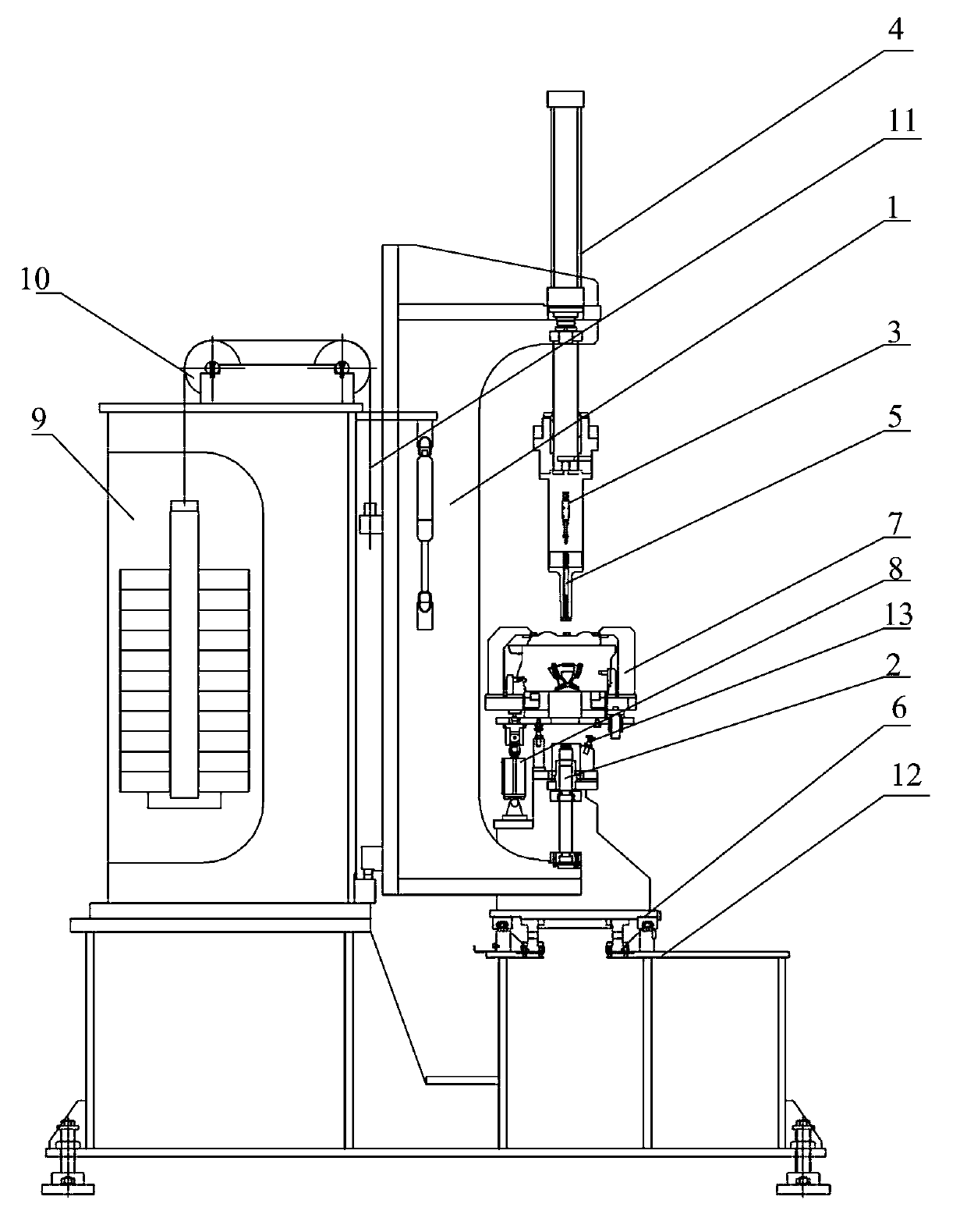 Press fitting device for guide pipe and seat retainer of engine cylinder head