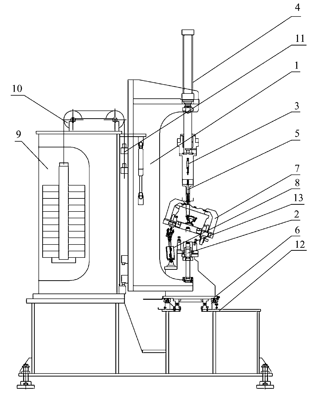 Press fitting device for guide pipe and seat retainer of engine cylinder head