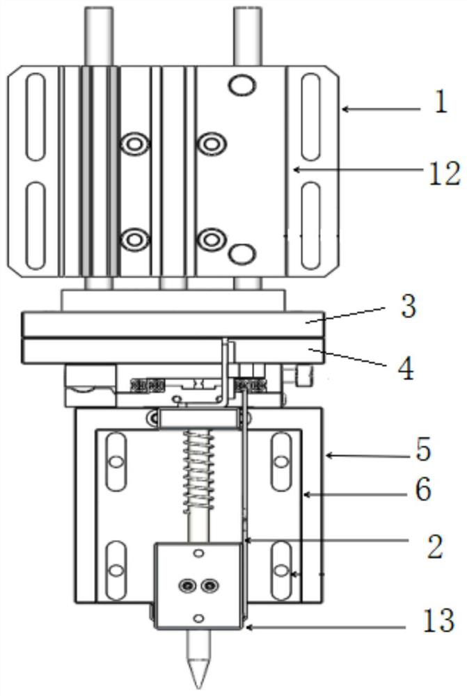 Hole position detection device