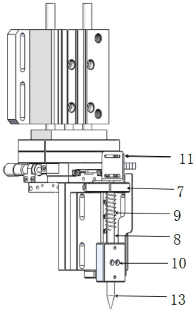 Hole position detection device