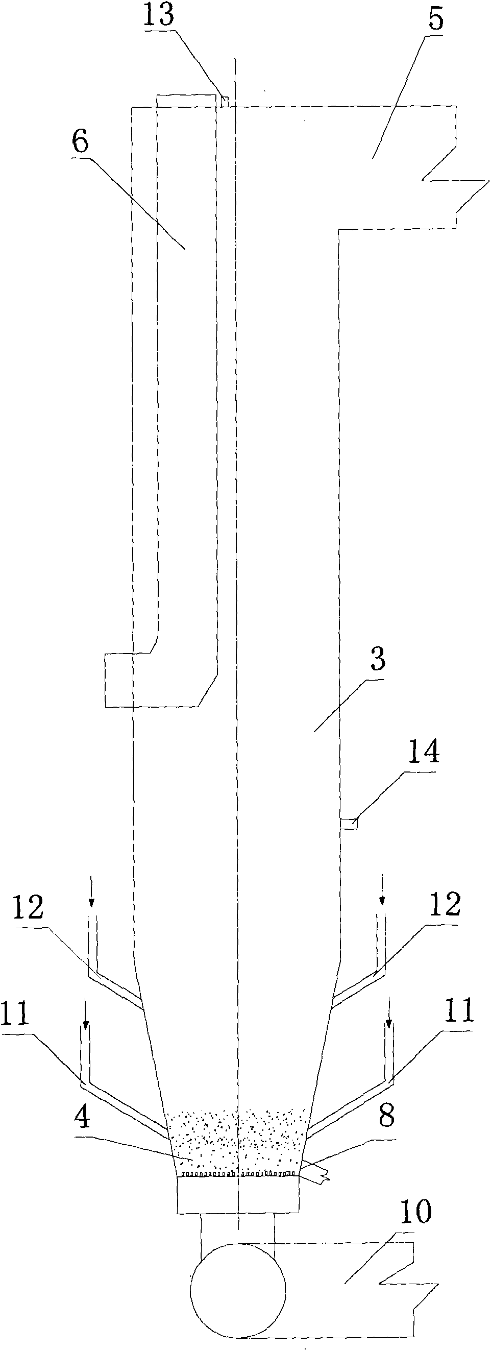 Method for coal slime combustion of circulating fluidized bed boiler