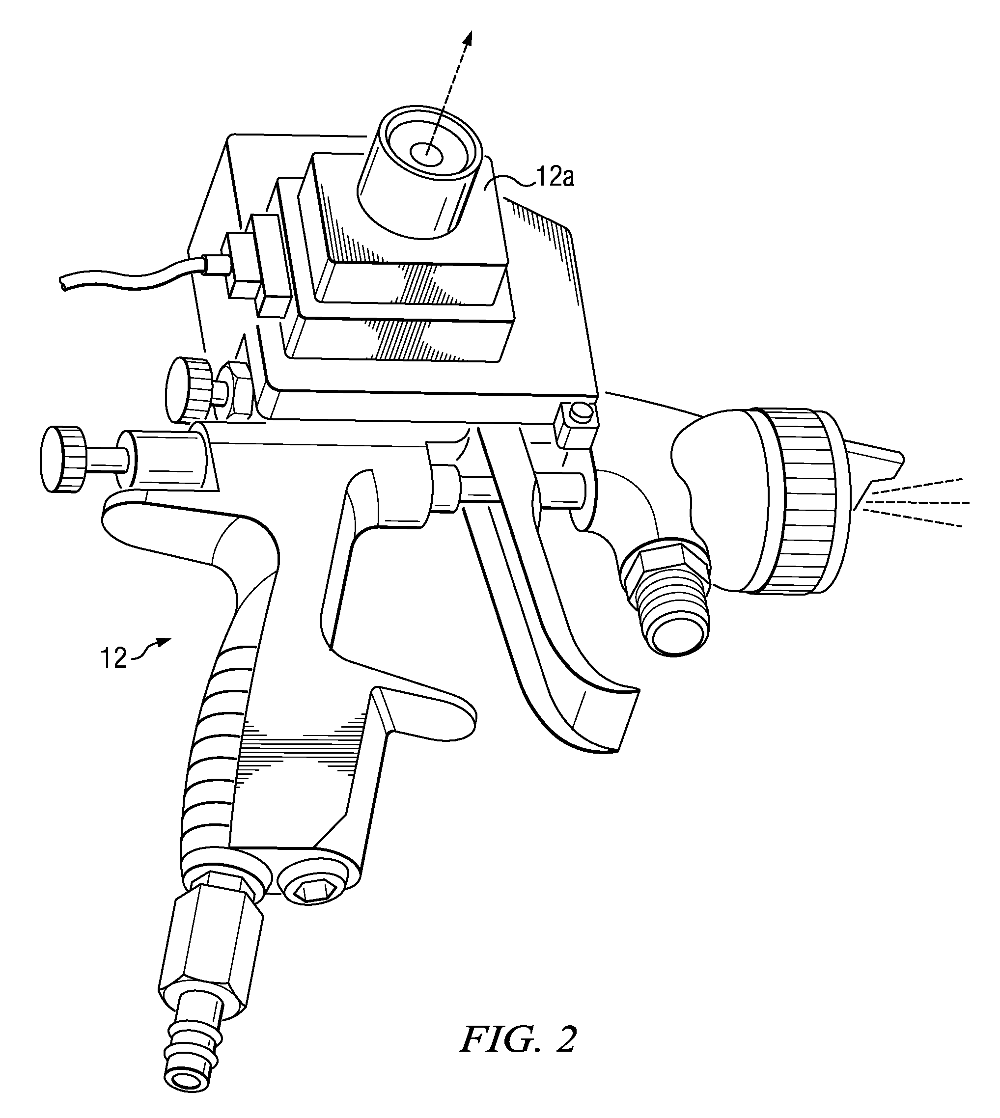 Optical Velocity Tracking for Paint Spray Gun