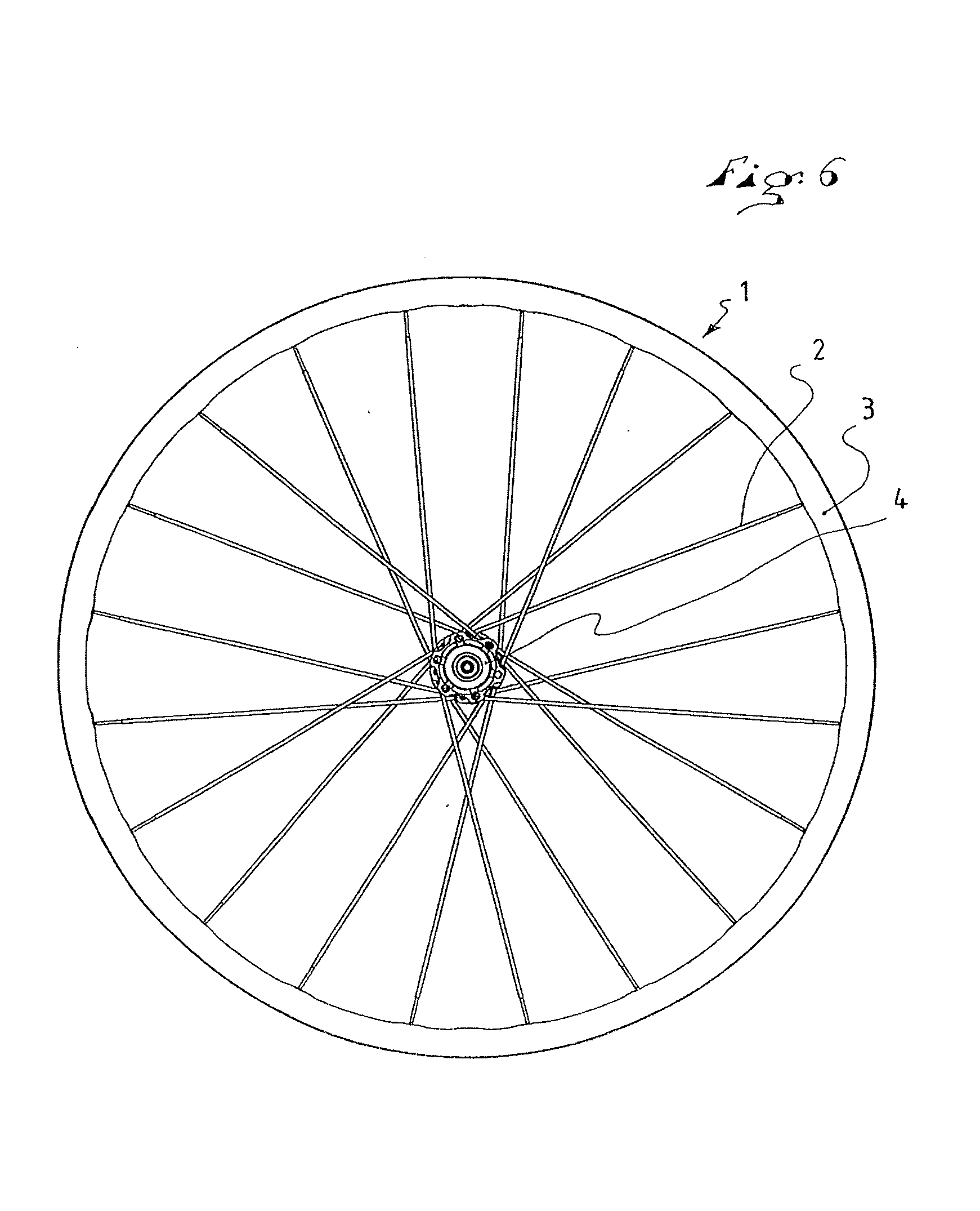 Cycle wheel spoke and cycle wheel comprising such a spoke