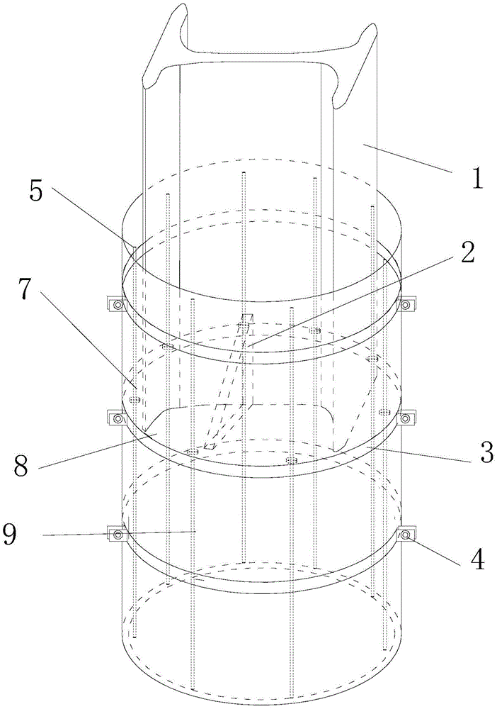 A construction method of a steel column connection structure with reinforced concrete columns