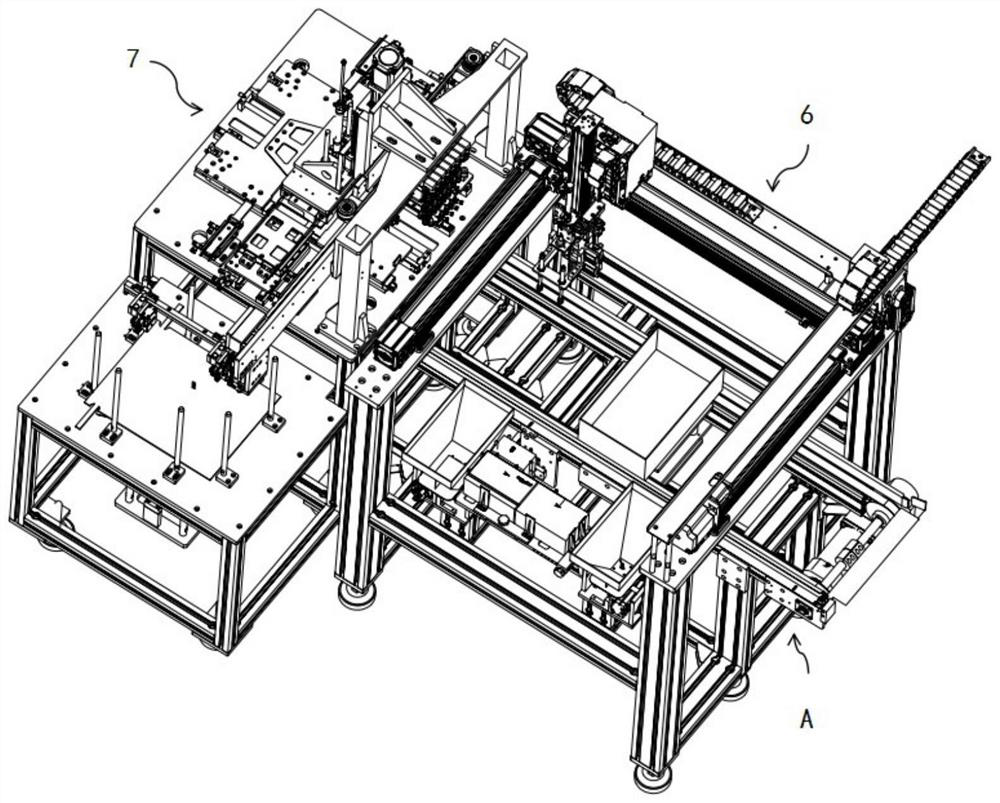 System for automatically placing small packaging materials and automatically folding shoe packaging bags