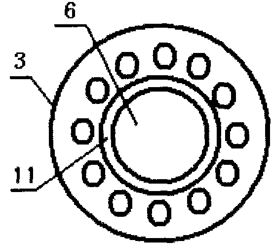 Use and installation method of kitchen range energy gathering and heat insulation ring