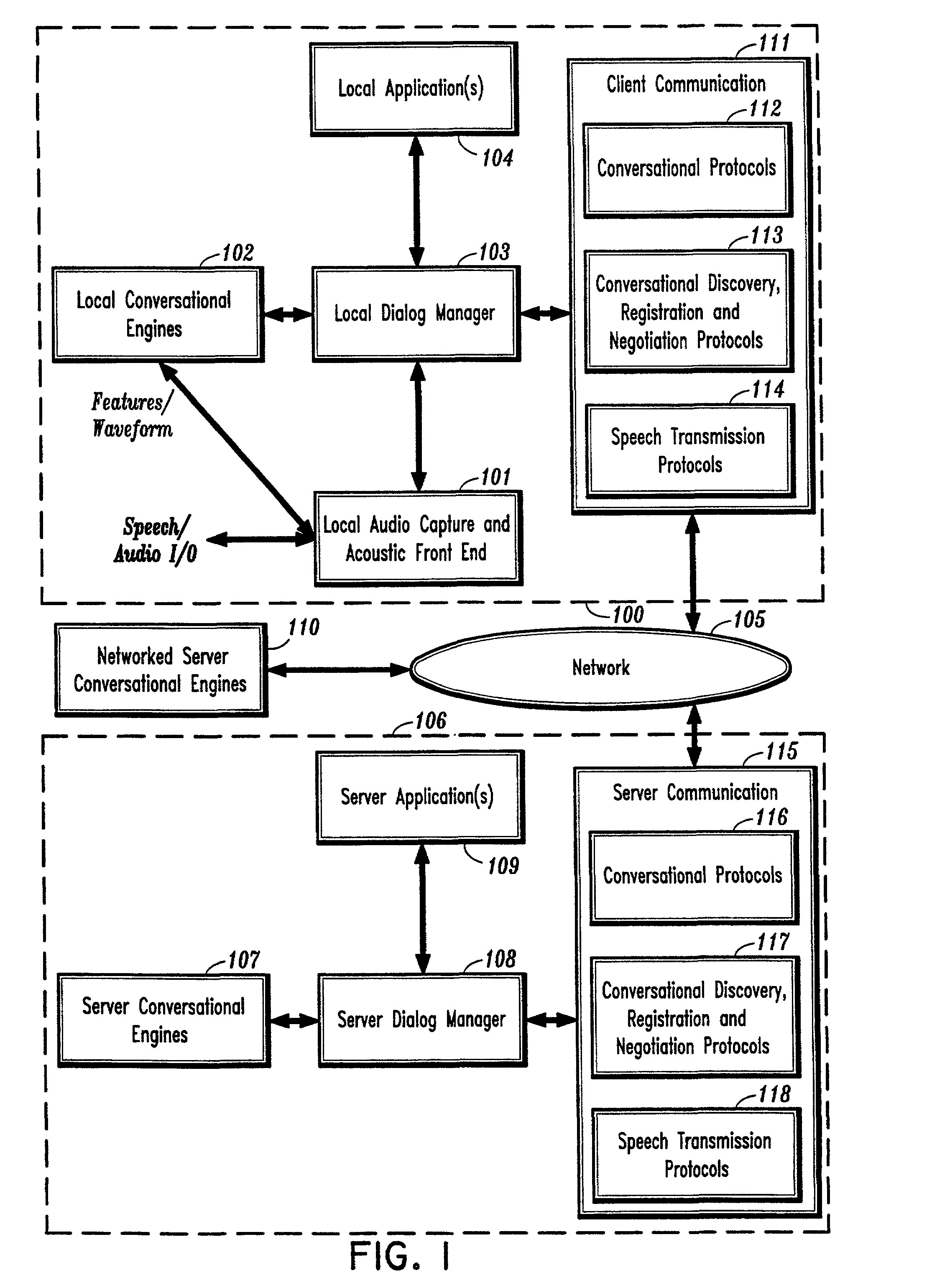 System and method for providing network coordinated conversational services