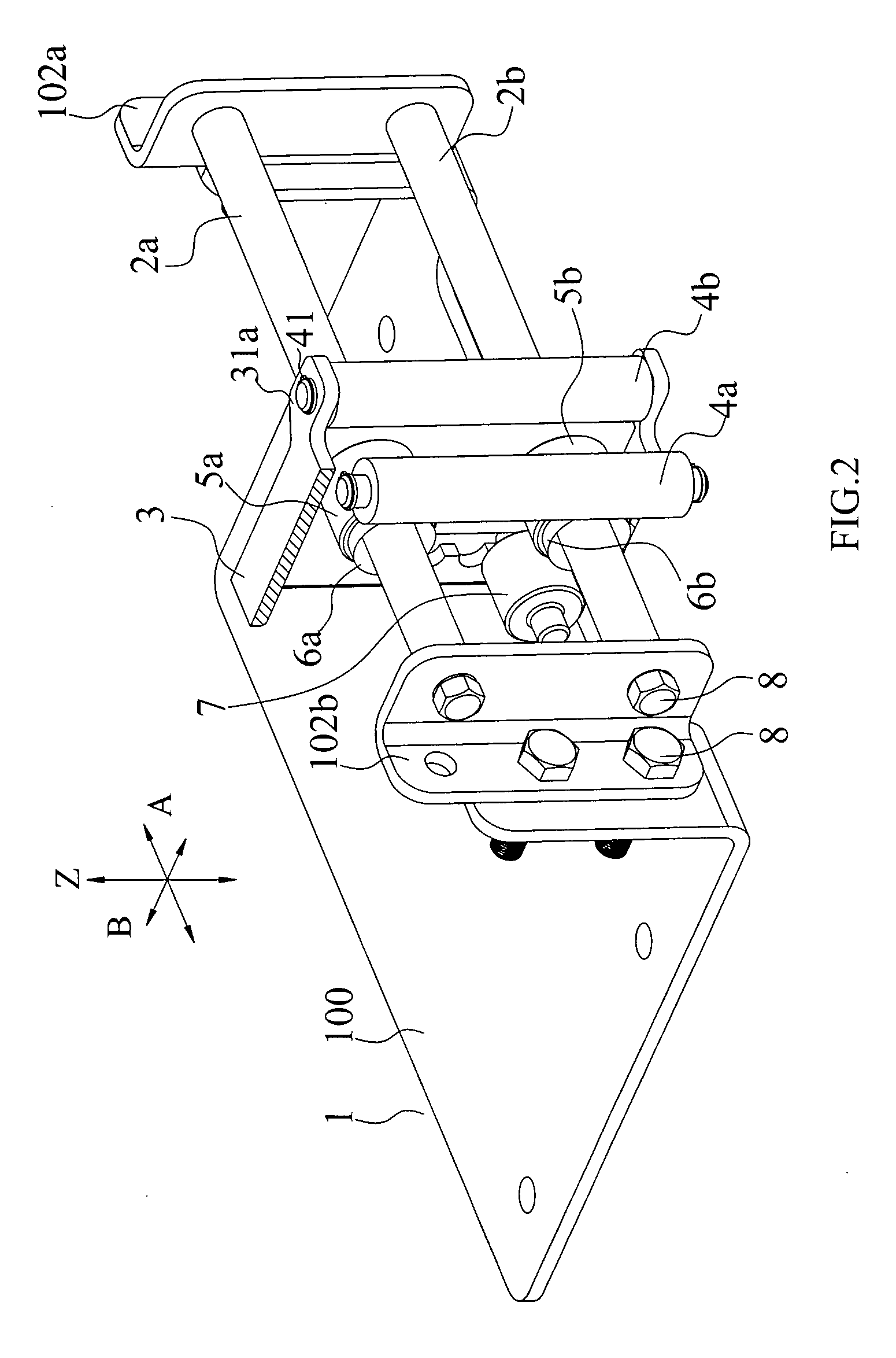 Cable guiding device